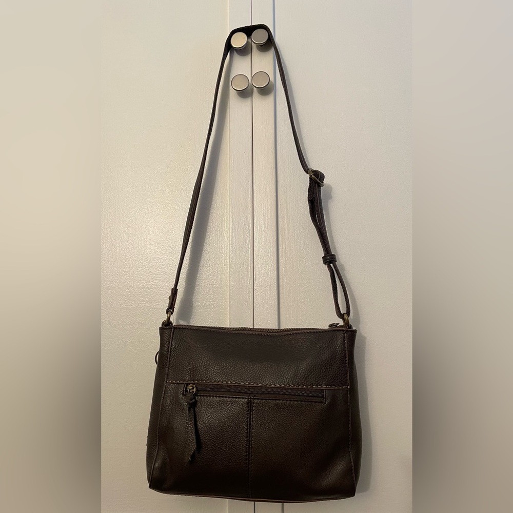 Authentic The Sak Cross Body Bag 100% Leather Brown Color Brand New NWT - Picture 3 of 17